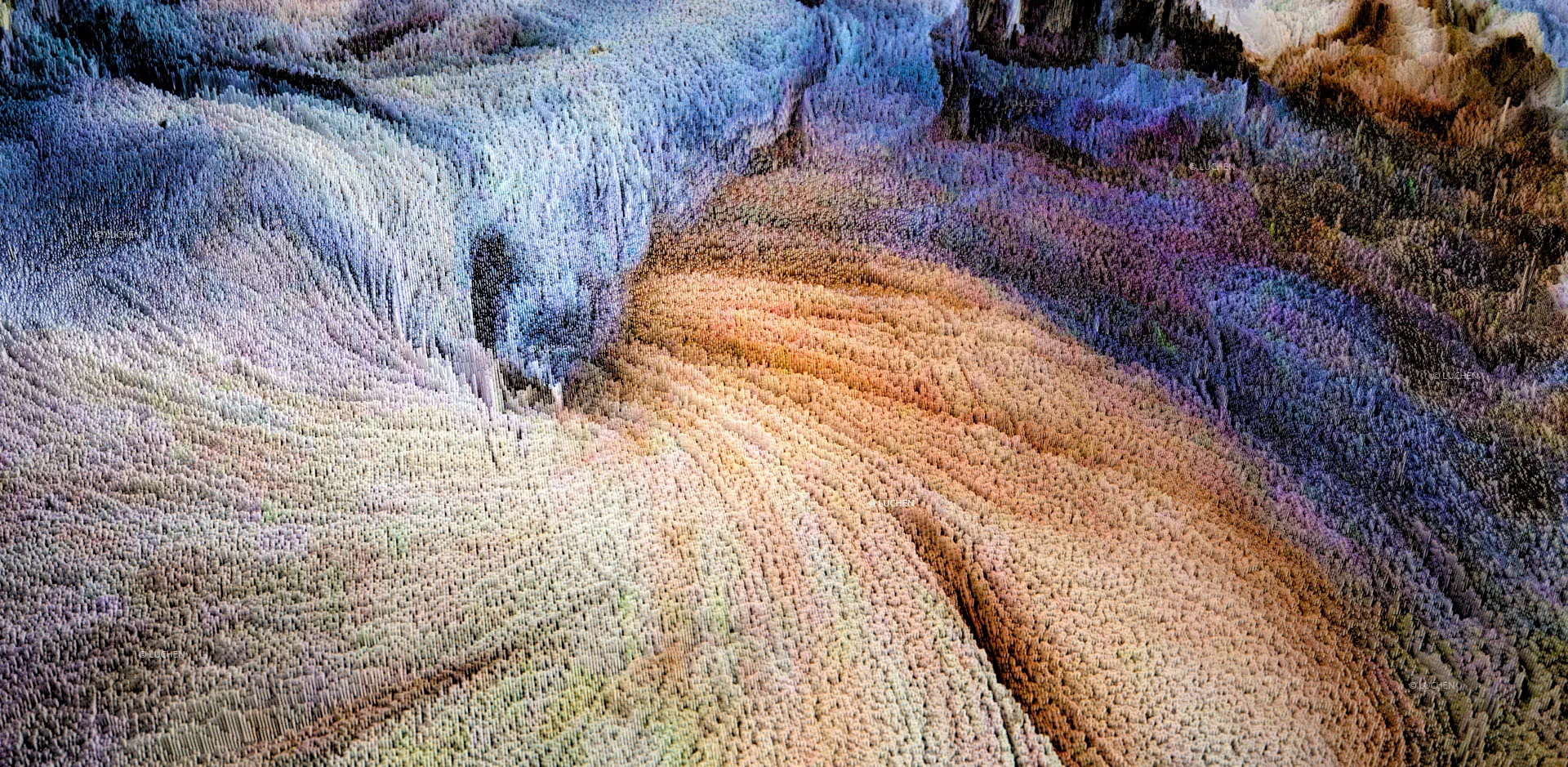/LUCHEN Watson 3d installation artwork the waves